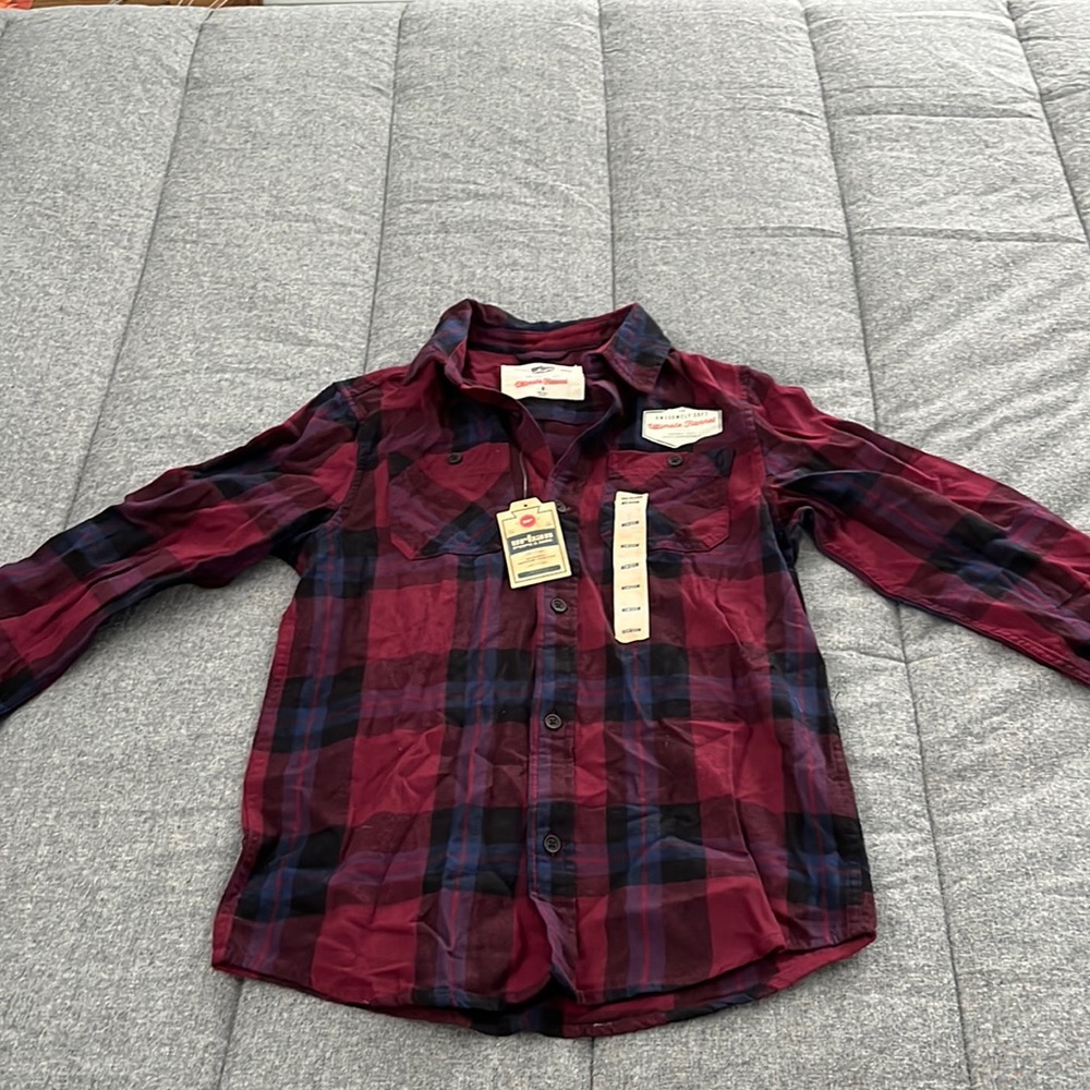 Boys medium flannel shirt